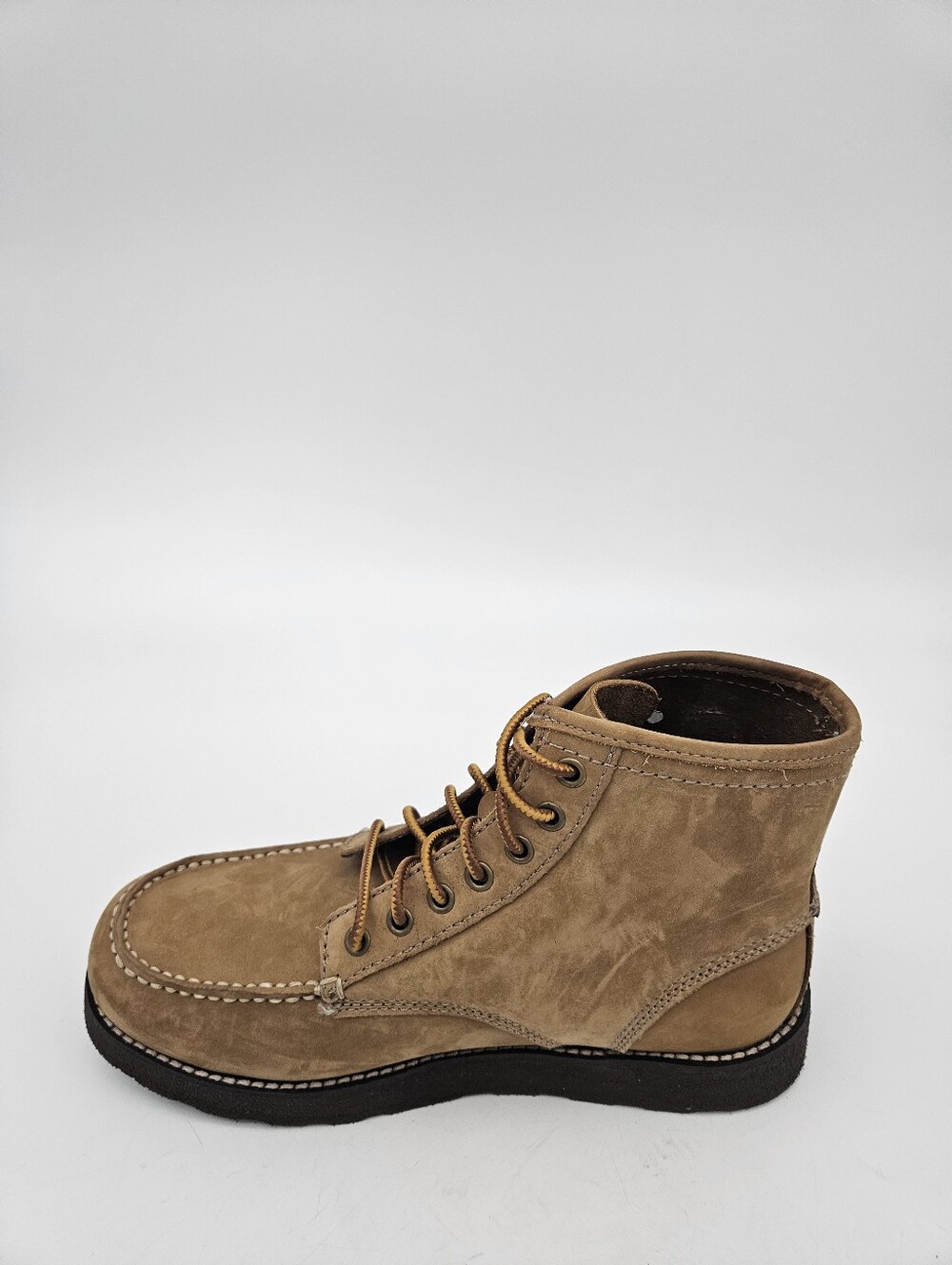 Eastland Men's Lumber Up Lace-Up Leather Boots in Tan Sz 9D Lightweight Durable - Picture 7 of 12